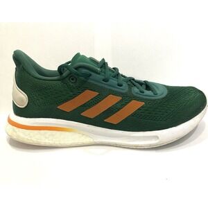 ADIDAS SUPERNOVA RUNNING SHOES NCAA MIAMI HURRICANES, US MENS 7 1/2